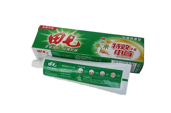 田七牙膏-十大国产牙膏品牌排行榜